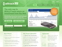 Tablet Screenshot of calltrackfx.com